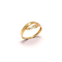Anel Onda em Ouro 18 Kilates - 22864